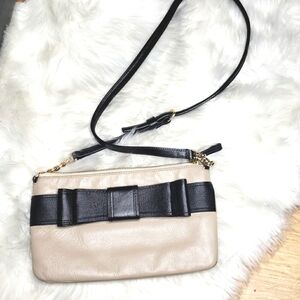 Kate Spade Crossbody with Bow Detail Black tan